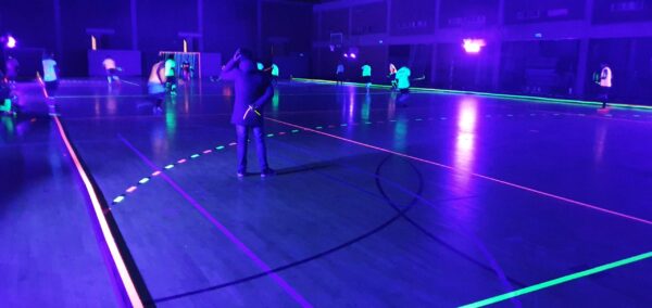 Blacklight hockey verhuur